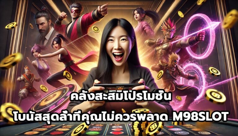 คลังสะสมโปรโมชั่นและโบนัสสุดล้ำที่คุณไม่ควรพลาด M98SLOT-8